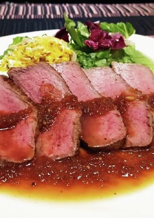 超簡単！フライパンだけでローストビーフ！-レシピのメイン写真