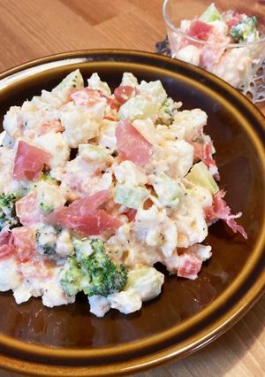 リメイク☆トマトとモツァレラポテトサラダ-レシピのメイン写真