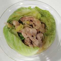 キャベツと鶏もも蒸し煮-レシピのメイン写真