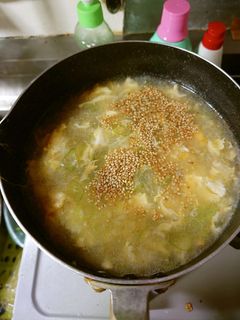 ヨウサマの減塩ザーサイ卵スープ-レシピのメイン写真