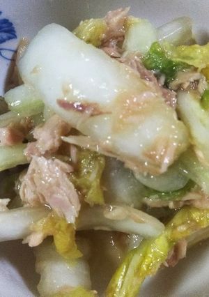 126 白菜漬けとツナの和風サラダ-レシピのメイン写真