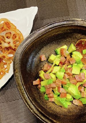 蓮根チップスサラダ☆食感パリパリッ-レシピのメイン写真