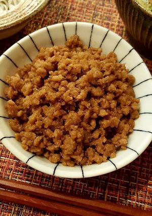 豚挽肉の生姜焼きそぼろ。無限ごはん。-レシピのメイン写真