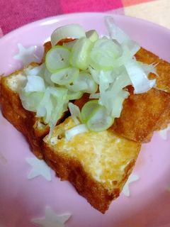 厚揚げのごま油焼き-レシピのメイン写真