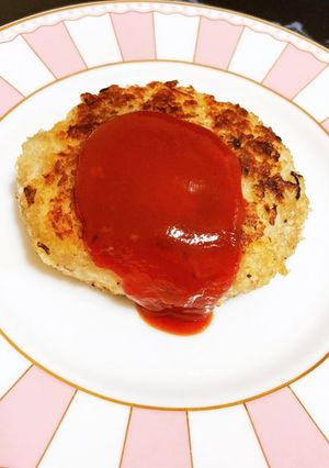 タラのハンバーグカリカリポテト衣焼き♡-レシピのメイン写真