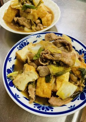 豚肉のすき焼き風煮込み-レシピのメイン写真