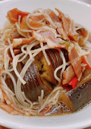 簡単♡子どもも食べやすい茄子のくずまわし-レシピのメイン写真