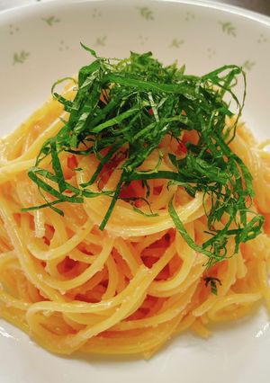 簡単！明太子スパゲティ-レシピのメイン写真