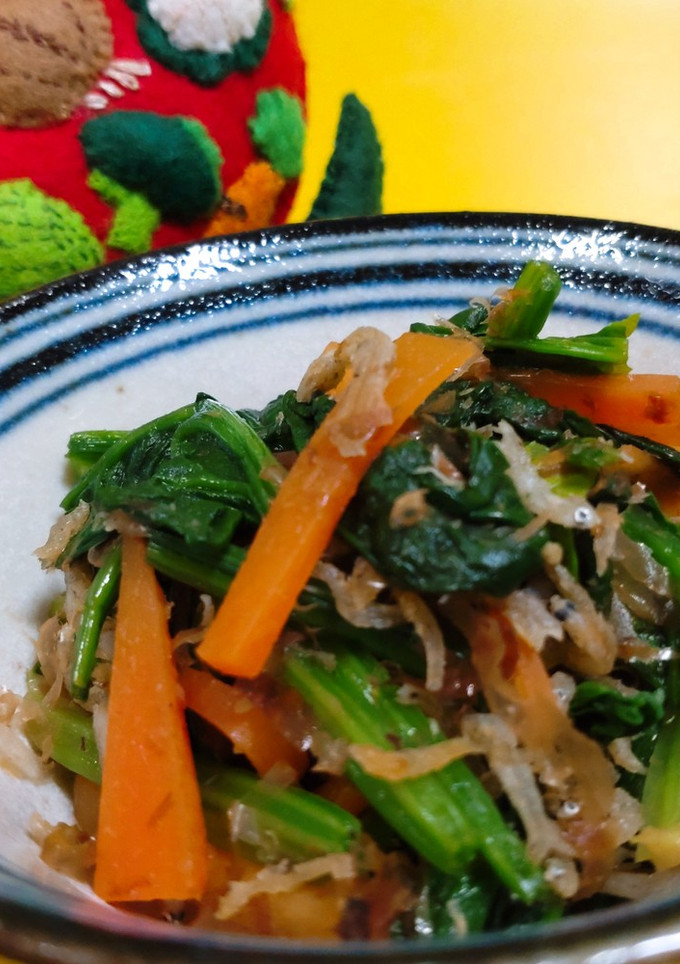 ほうれん草のじゃこおかか和え-レシピのメイン写真