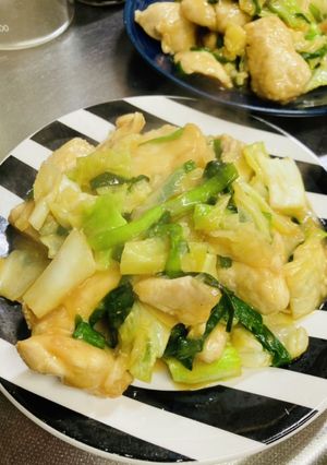 鶏胸肉の生姜醤油炒め-レシピのメイン写真