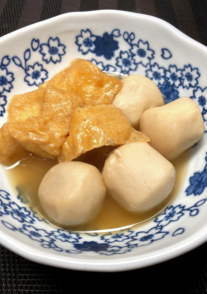 新潟名物栃尾の油揚げと里芋の煮物-レシピのメイン写真