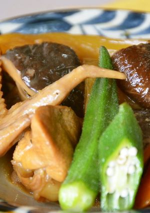 パパイヤと鶏手羽の煮物-レシピのメイン写真