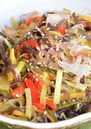 パパイヤと夏野菜の佃煮-レシピのメイン写真