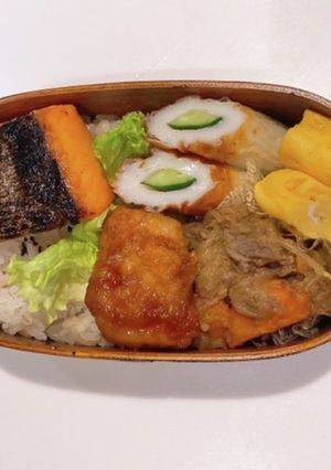 照りしゅけ弁当-レシピのメイン写真