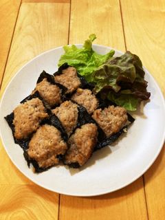 肉団子の磯部焼き♪オーブン♪-レシピのメイン写真