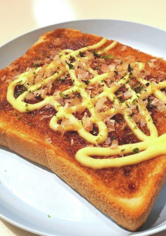 簡単！お好み焼き風トースト-レシピのメイン写真