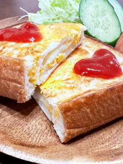 サクっとろーり♪モーニングトースト-レシピのメイン写真