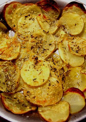 薄切りじゃがいも　ハーブ風味グリル焼き-レシピのメイン写真