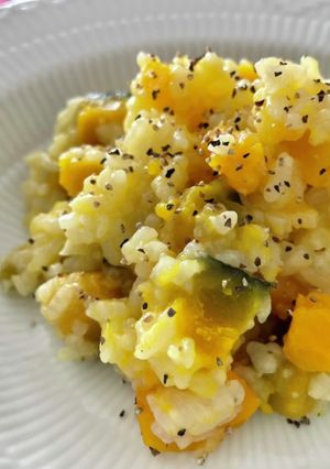 炊飯器で☆かぼちゃのバターリゾット-レシピのメイン写真