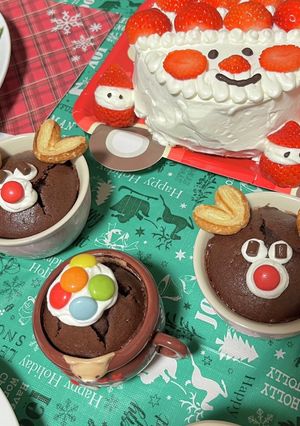 トナカイマフィン♡クリスマス♡-レシピのメイン写真