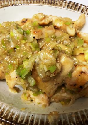 鳥胸のネギだく焼き♡ご飯にも合う！-レシピのメイン写真