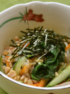 浜ほうれん草(ツルナ)の納豆和え-レシピのメイン写真