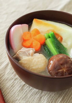追いこうじみそ仕立てのお雑煮☀-レシピのメイン写真