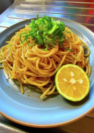 黒七味のスパゲッティーニ-レシピのメイン写真