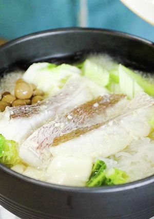 洗い流さないで！温まる真鯛の西京漬け鍋-レシピのメイン写真