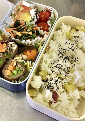 さつまいもごはん（主食）-レシピのメイン写真