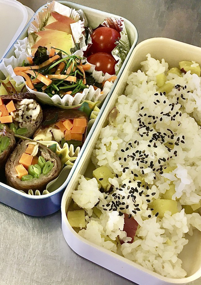 さつまいもごはん（主食）-レシピのメイン写真