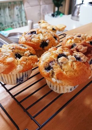 ブルーベリーとクリームチーズのマフィン-レシピのメイン写真