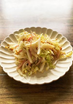 #超簡単　調味料大さじ２の白菜サラダ-レシピのメイン写真