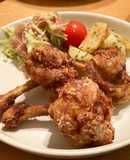 鶏手羽元で☆チューリップ唐揚げ