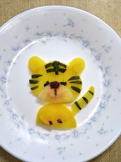 お漬物で可愛い寅ちゃん(笑)好評です-レシピのメイン写真