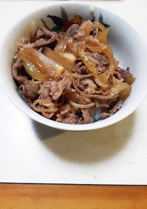 牛丼-レシピのメイン写真