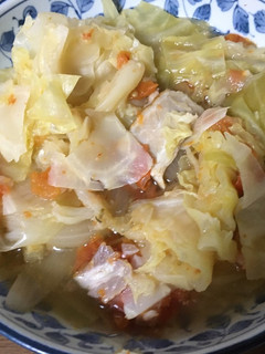 キャベツとベーコンのトマト煮-レシピのメイン写真