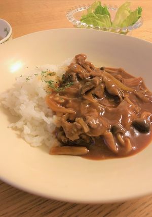 きのこどっさり＊濃厚ハッシュドビーフ-レシピのメイン写真