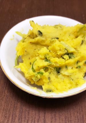 かぼちゃと水菜のサラダ-レシピのメイン写真