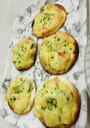 簡単！余ったポテトサラダピザ-レシピのメイン写真