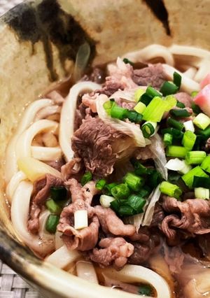 これ、めっちゃ旨い！と言われた肉うどん-レシピのメイン写真