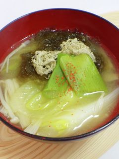 ねぎのとろとろみそ汁-レシピのメイン写真