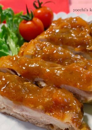 お節金柑リメイク！簡単鶏モモの照り焼き-レシピのメイン写真