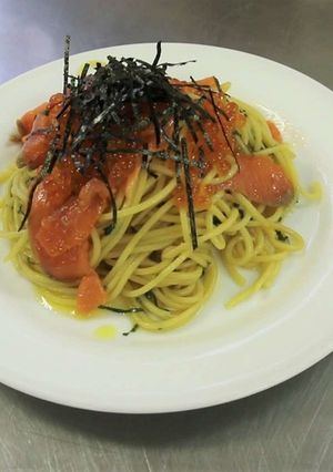 いくらパスタ-レシピのメイン写真