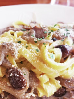 家にある物で!キノコのクリームパスタ-レシピのメイン写真
