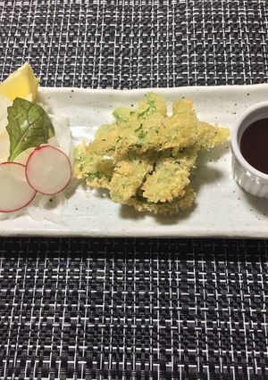 絹さやのフライ-レシピのメイン写真