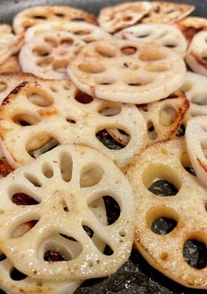 れんこんのアンチョビ焼き-レシピのメイン写真