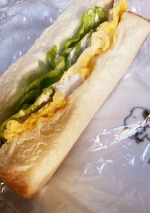 すぐ作れる卵とレタスのサンドイッチ-レシピのメイン写真