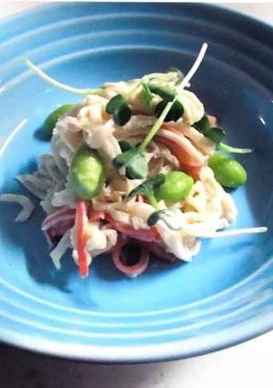 切り干し大根と枝豆のサラダ-レシピのメイン写真