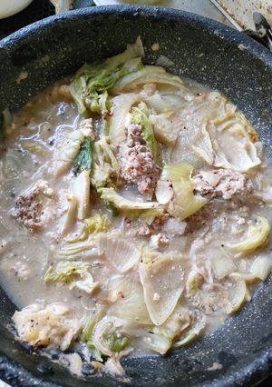 ホワイトソースのロールキャベツ-レシピのメイン写真